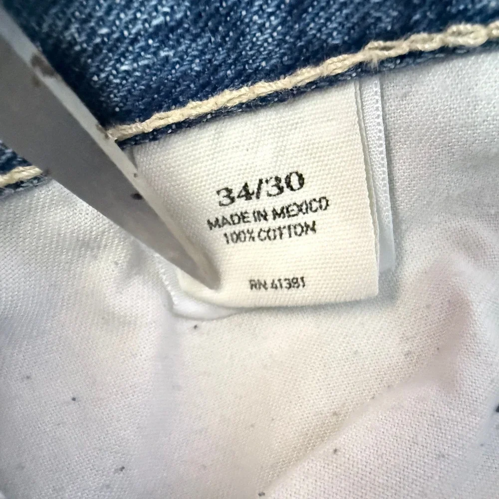 Polo Ralph Lauren Jeans‎ Mens 34x30 Blue Straight Leg Denim Americana Classic